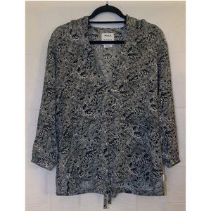 Tropical Jungle Pattern Lightweight Pullover